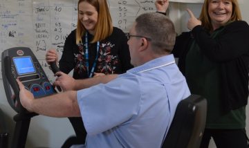 Patients cycle Land's End to John o'Groats - on the ward!